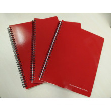 Tamanho 200 * 250mm Double Spiral Notebook Hardcover Diary Notebook para presente promocional